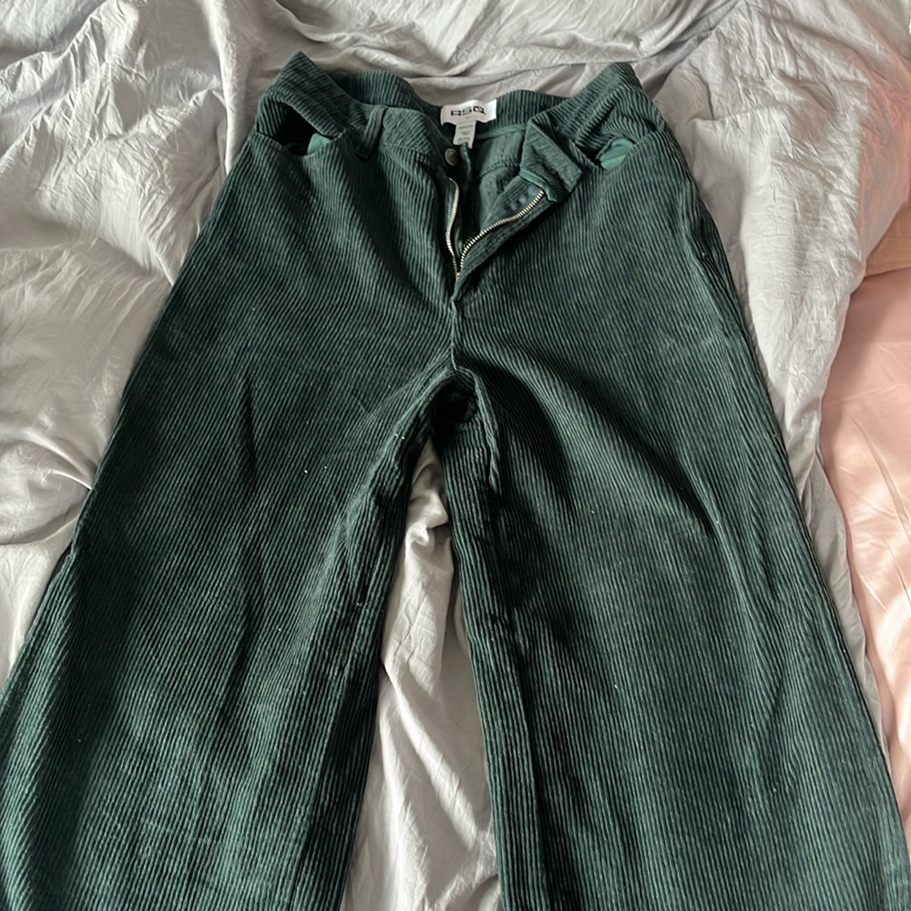Dark Green Corduroy Pants